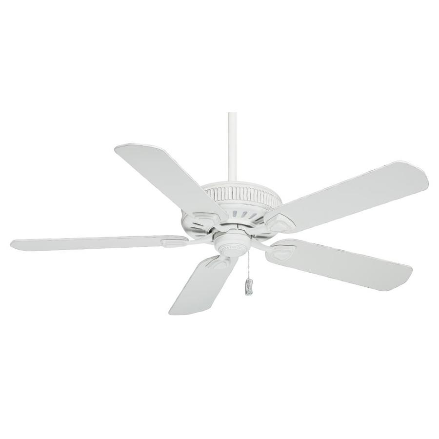 Casablanca Ainsworth 54 In Satin White Indoor Ceiling Fan 5 Blade