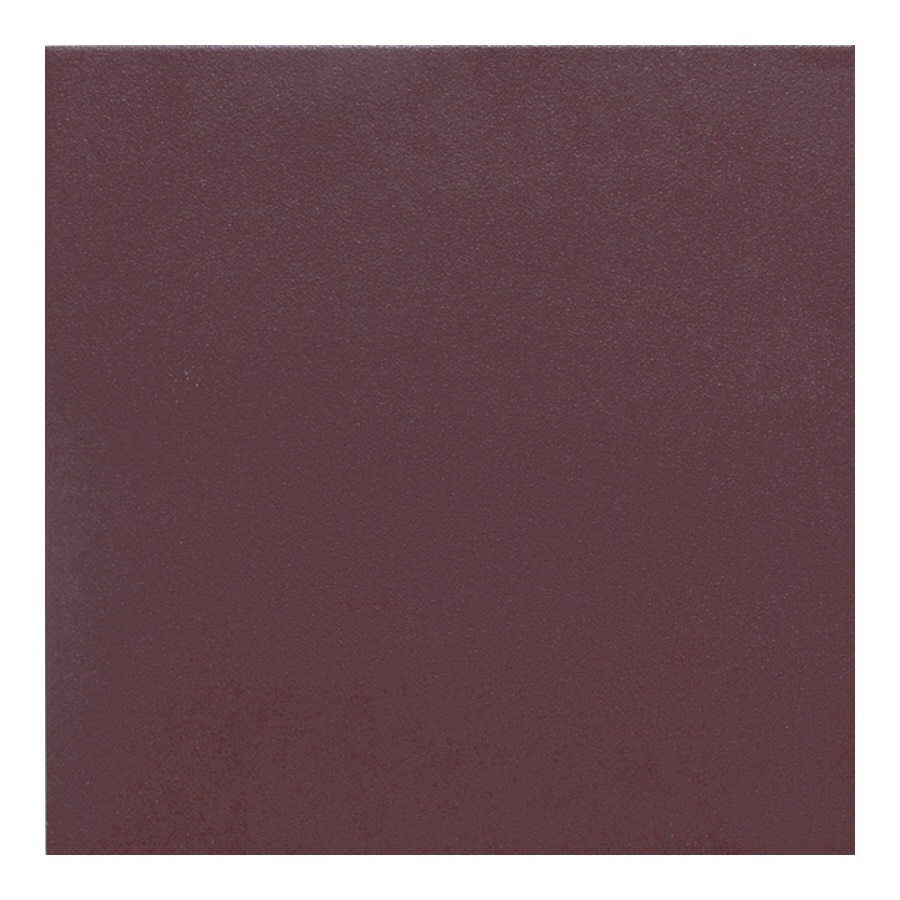American Olean 44 Pack Urban Tones Burgundy Solid Glazed Porcelain