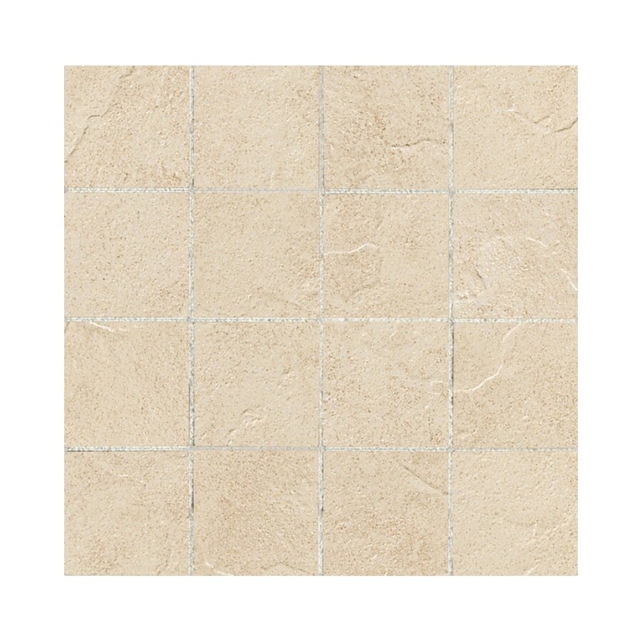 American Olean SH5033MS1P2 24-Pack Shadow Bay Morning Mist Thru Body Porcelain Mosaic Square Floor Tile (Common: 12-in x 12-in; Actual: 11.81-in x 11.81-in)