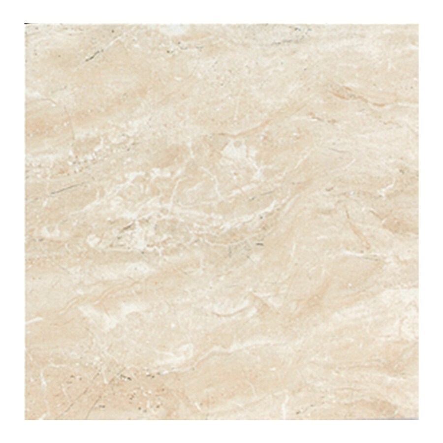 American Olean TN85SN43091P2 Torre Venato Crema Ceramic Bullnose Trim (Common: 3-in x 3-in; Actual: 3-in x 3-in)