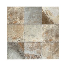 At Lowes American Olean Kendal Slate 15 Pack Easdale Neutral Porcelain Floor And Wall Tile Common
