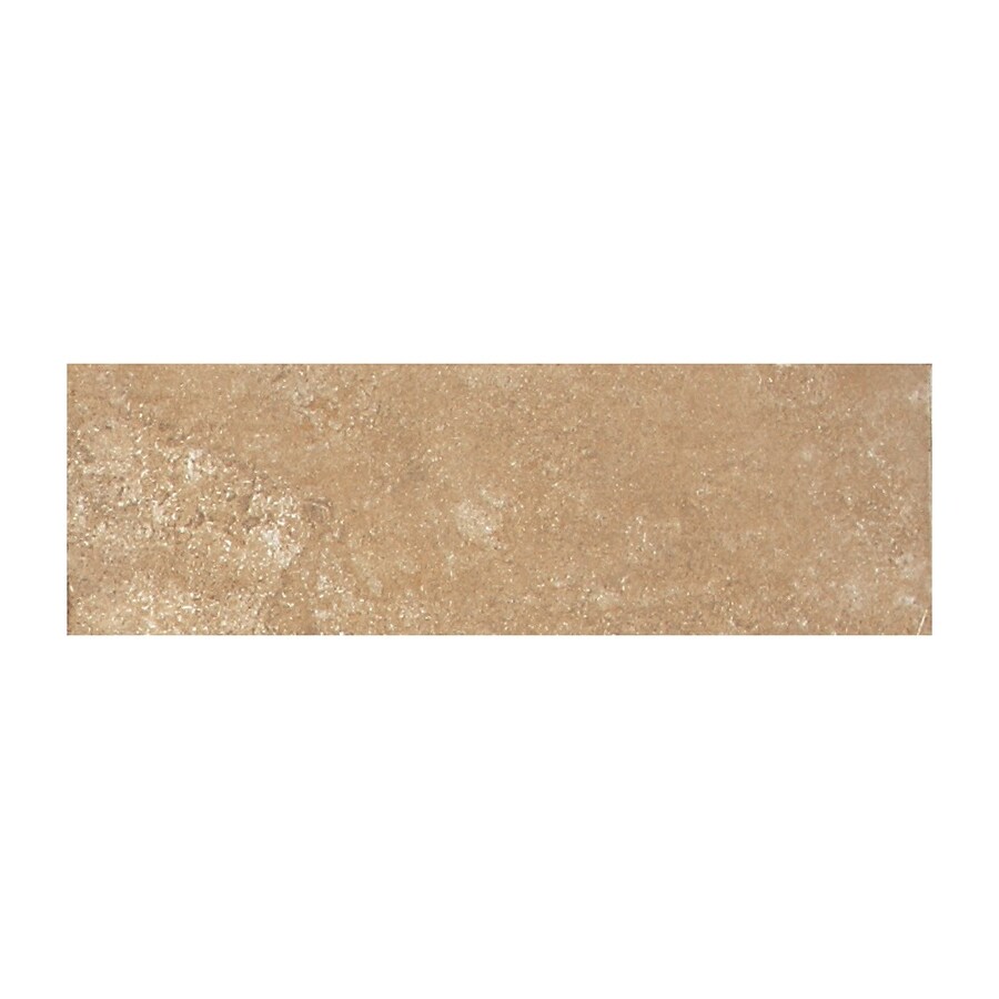 American Olean MG96S43C91P1 Montego Bluff Beige Porcelain Bullnose Tile (Common: 3-in x 12-in; Actual: 2.95-in x 11.81-in)