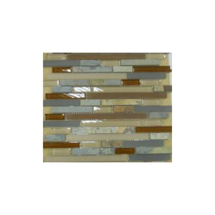 American Olean Delfino Glass Longhorn Mosaic Glass Wall ...