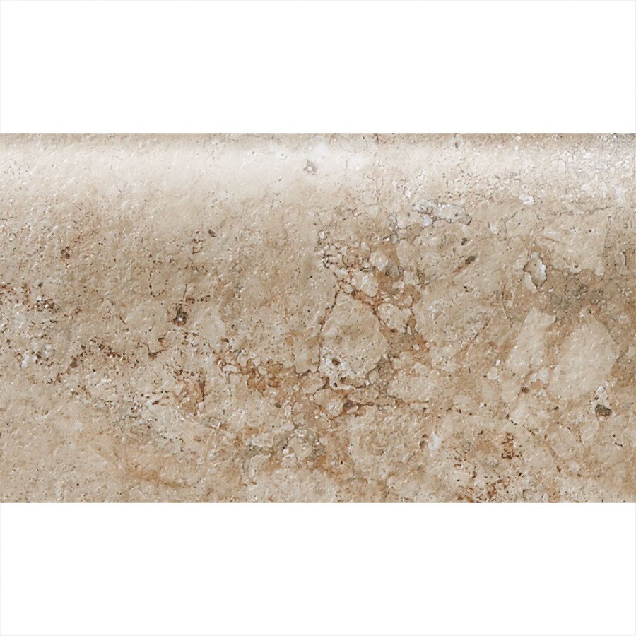 American Olean Bordeaux Chameau Ceramic Bullnose Tile (Common: 4-in x 8 ...