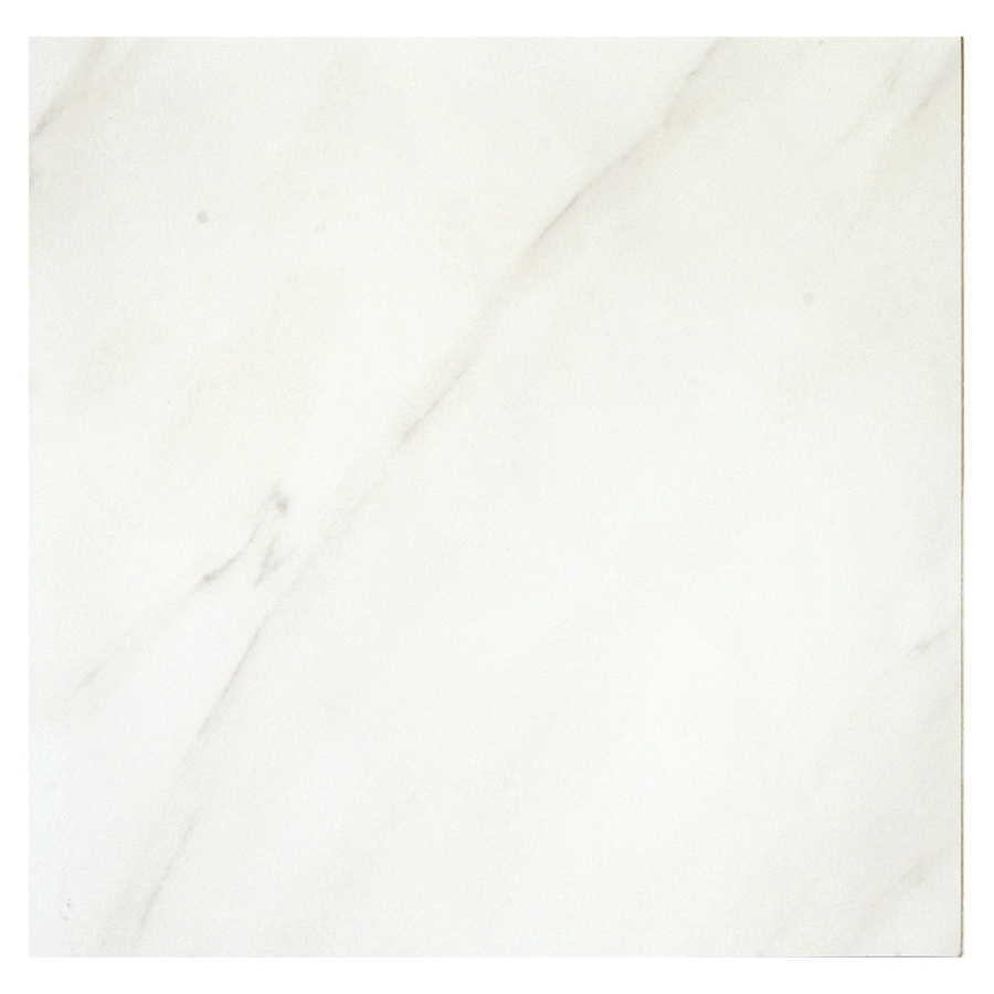 American Olean Mirasol 11-Pack Bianco Carrara Porcelain Floor and Wall ...