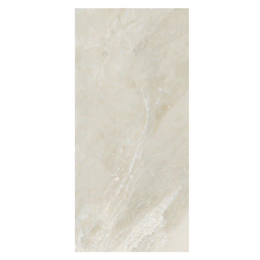 Shop American Olean Mirasol 12-Pack Silver Marble Ceramic Wall Tile ...