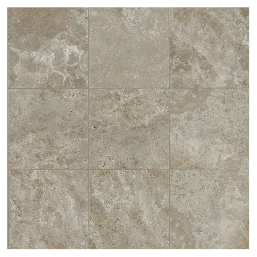 Shop American Olean Stone Claire 54-Pack Ashen Porcelain Floor and Wall ...