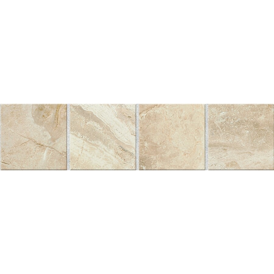 American Olean Danya Cove Ceramic Mosaic Square Indoor/Outdoor Bullnose