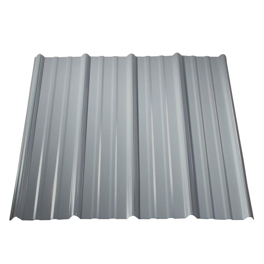 Metal Sales 3ft x 20ft Ribbed Metal Roof Panel at
