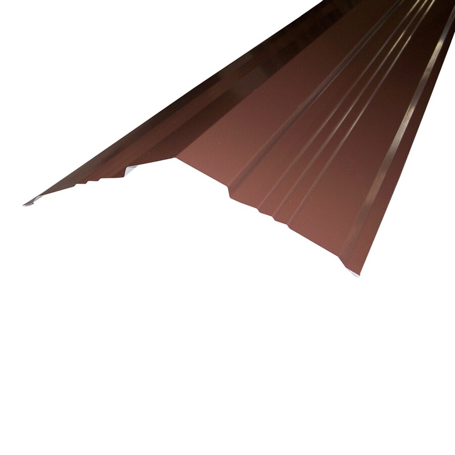 Metal Sales 42034W2 10.5 ft. x 14 in. Chestnut Brown Steel Universal Ridge Cap