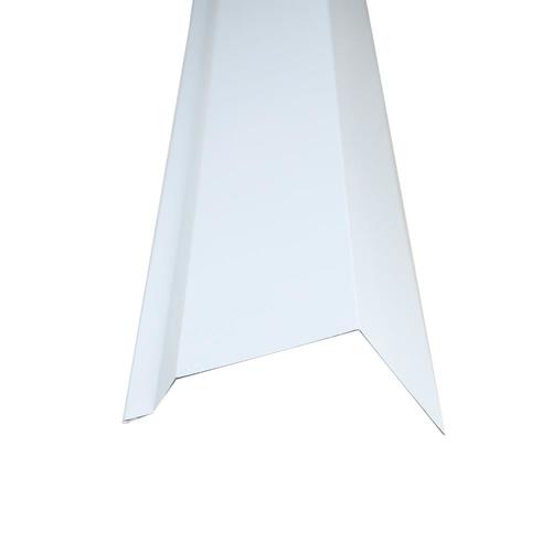 Metal Sales Eave 3.5in x 10.5ft Bright White Colorfit40 Paint System Galvanized Steel Drip
