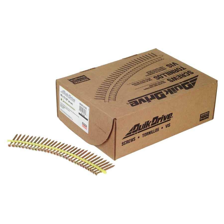 Simpson Strong-Tie WSNTL212S #8 x 2-1/2-in Course Square-Drive Deck Screw
