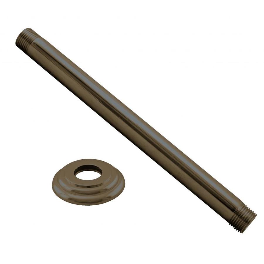 WESTBRASS 0.5in Oil Rubbed Bronze Shower Arm and Flange at
