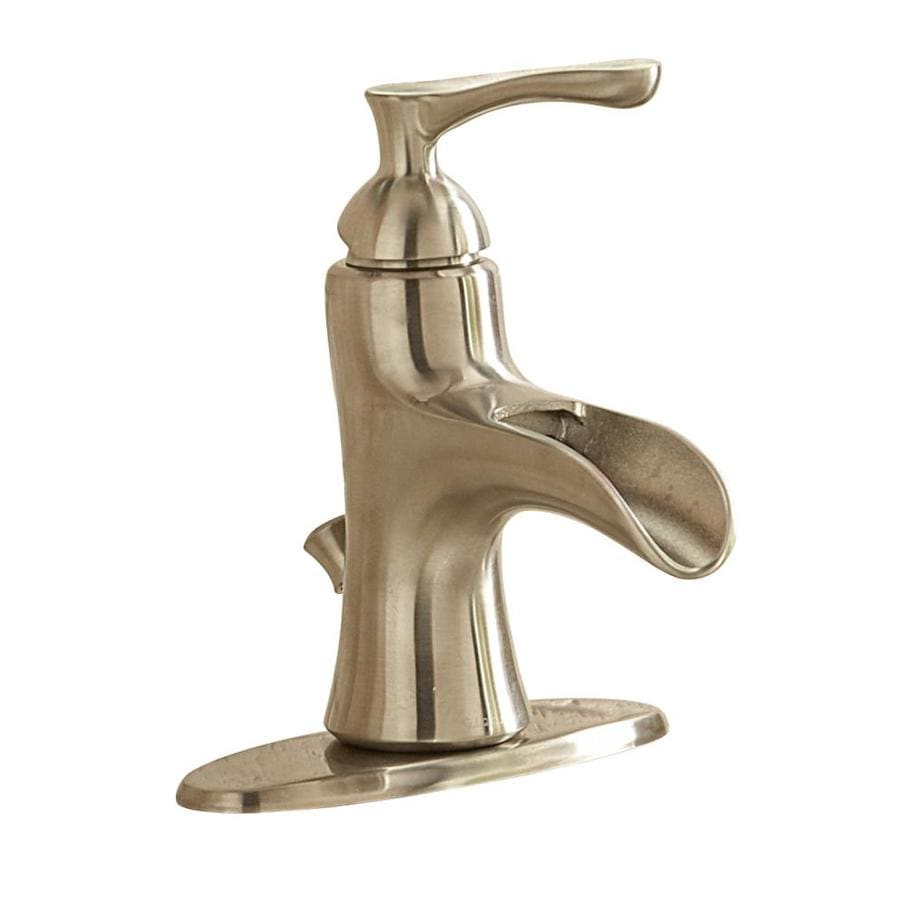 Giagni Andante Brushed Nickel 1 Handle Single Hole 4 In Centerset