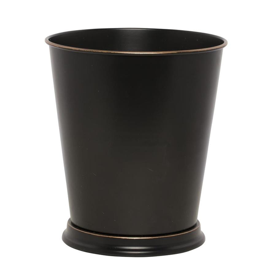 Giagni Vernon OilRubbed Bronze Metal Wastebasket at