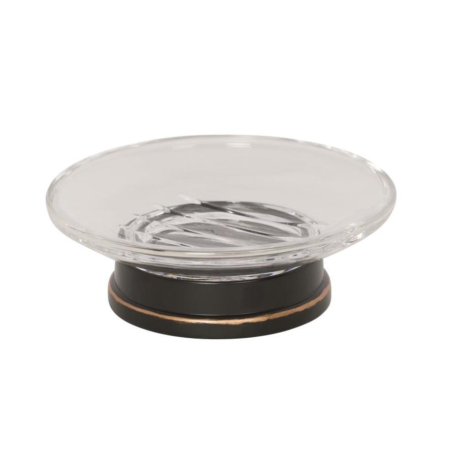 Giagni Vernon Glass Bronze Glass Soap Dish at