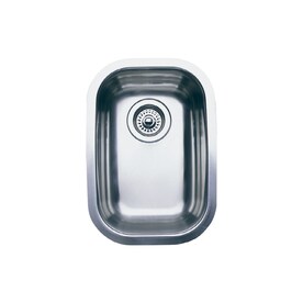 Bar Prep Sinks At Lowes Blanco Wave Satin Polished Single Basin Stainless Steel Undermount Residential Bar Sink
