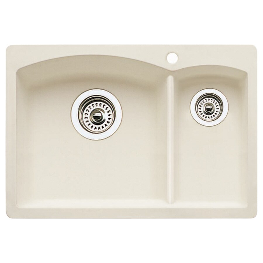BLANCO 511-660 Rectangle Composite Granite Double Bowl Bar Sink