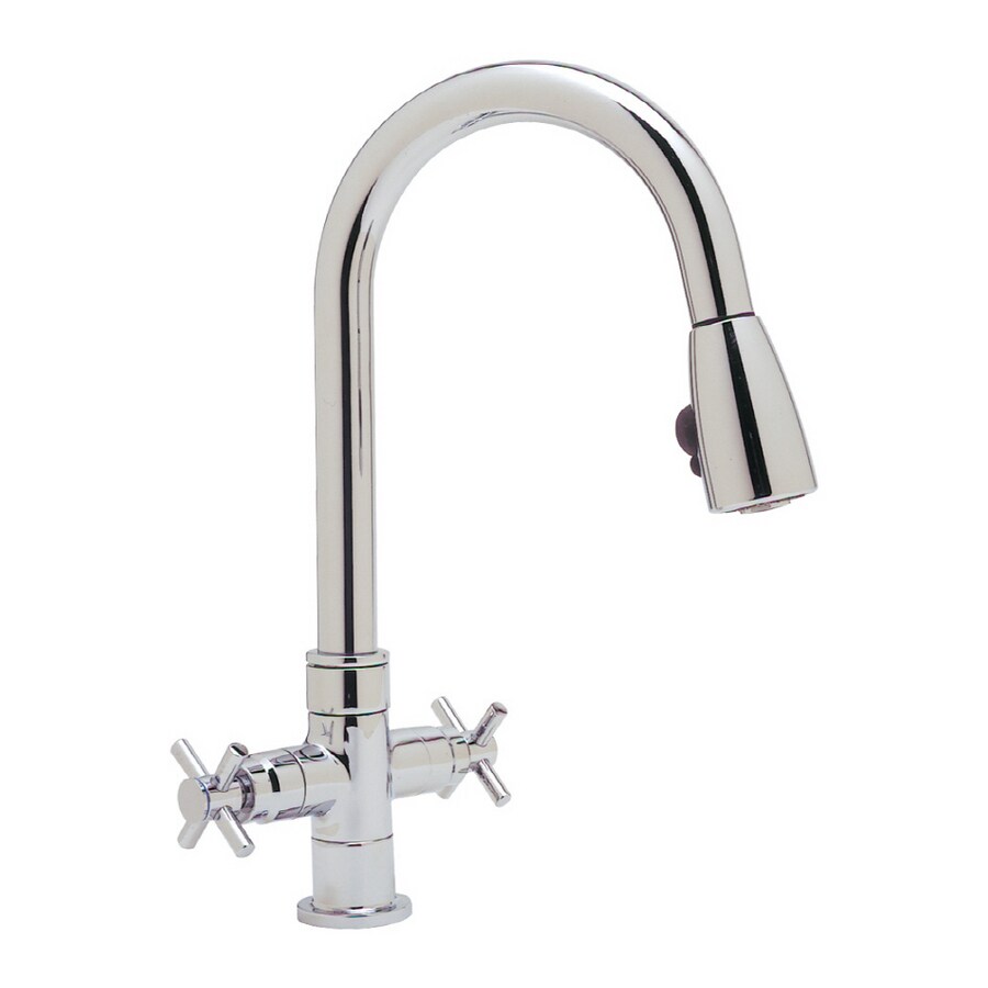 BLANCO Max Chrome 2-Handle Pull-Down Kitchen Faucet at Lowes.com