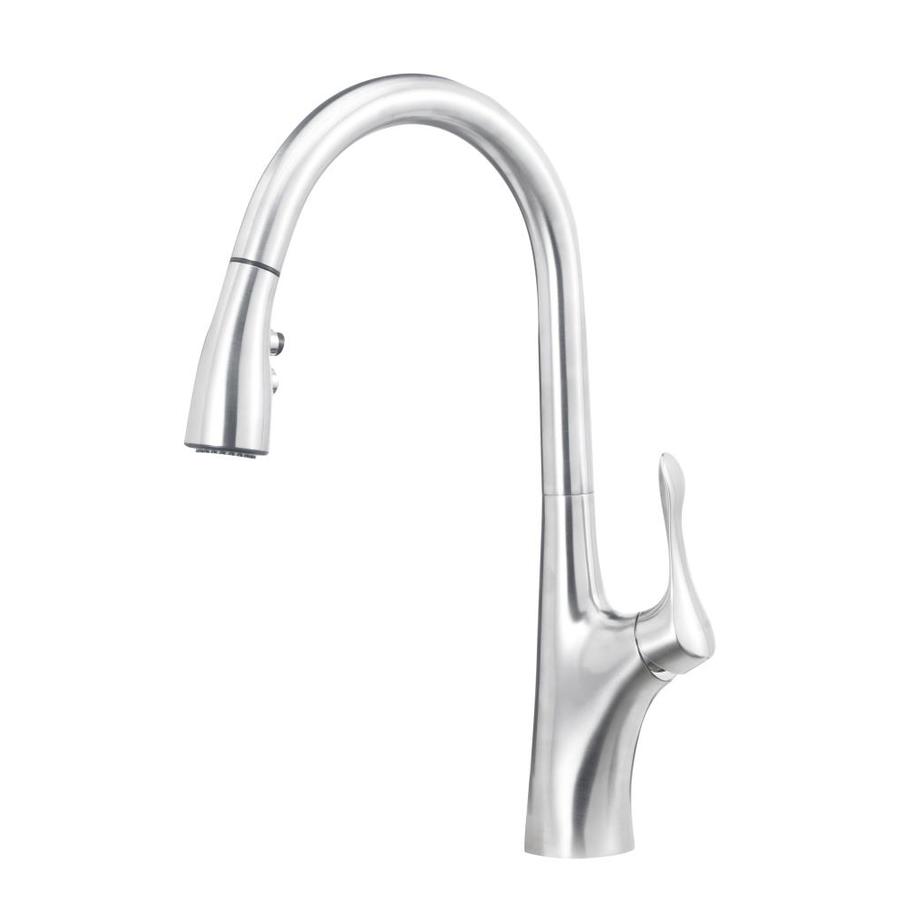 Blanco Napa Stainless Steel 1 Handle Deck Mount Pull Down