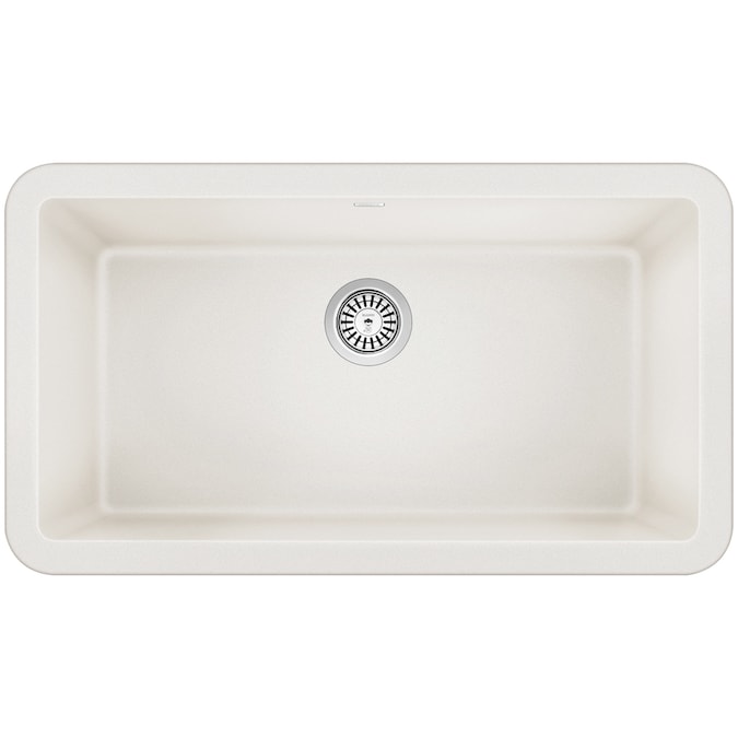 Shop BLANCO Ikon 33-in x 19-in White Single Bowl Tall from Lowes on Openhaus