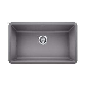 BLANCO PRECIS 30u0022 Single Undermount - Metallic Gray