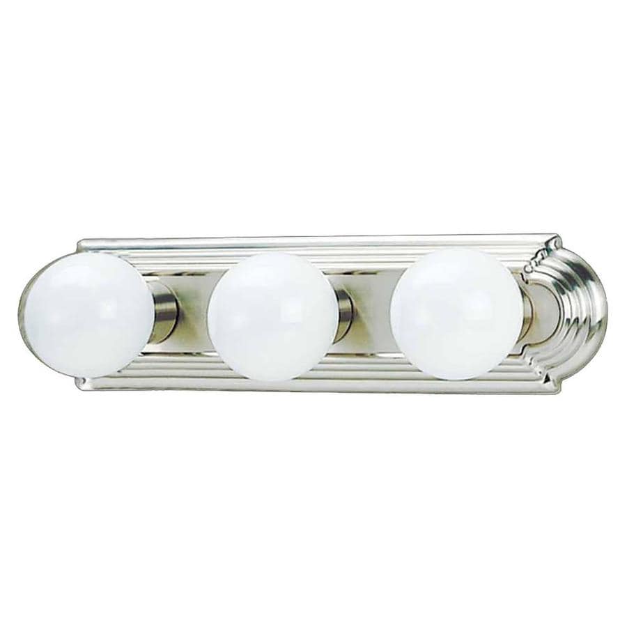 Shop Gratz 3-Light 4.5-in Brushed Nickel Vanity Light at Lowes.com