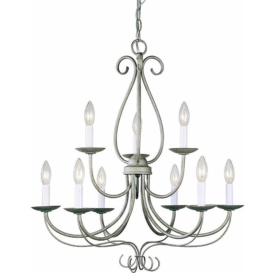  LWLUM820094 Auxier Platinum Rust Traditional Chandelier