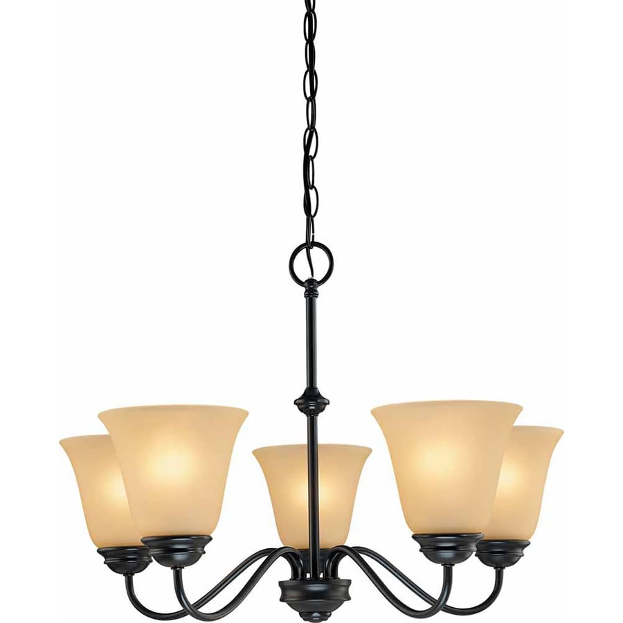 Belton Antique Bronze Transitional Chandelier in the Chandeliers
