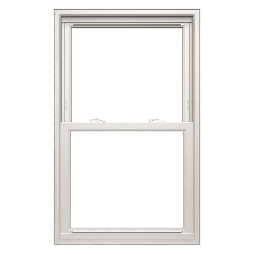 Thermastar By Pella Vinyl Replacement White Exterior Double