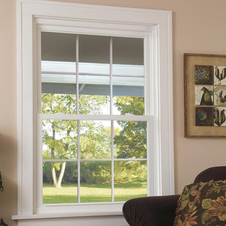 ThermaStar by Pella Vinyl Double Pane Annealed Replacement Double Hung ...