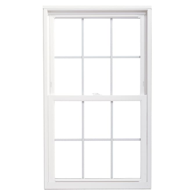 Pella 36X36 ThermaStar by Pella Double Hung Replacement Vinyl 20 Series Grid Insulated Glass