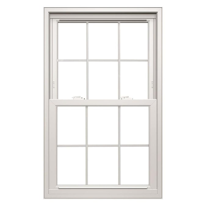 Thermastar By Pella 31 5 In X 53 5 In Vinyl Replacement White Double Hung Window In The Double Hung Windows Department At Lowes Com