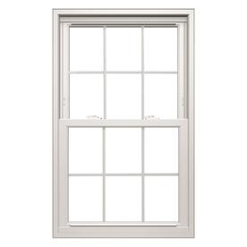 Double Hung Windows At Lowes Thermastar By Pella Vinyl Replacement White Double Hung Window Rough Opening