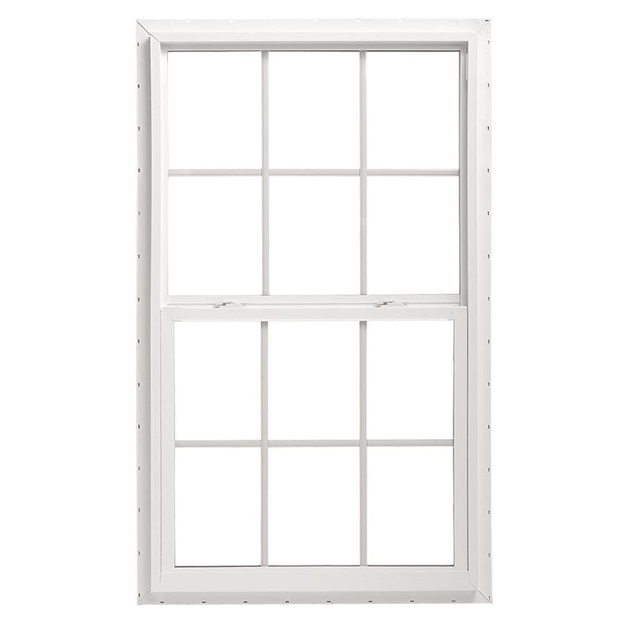 ThermaStar by Pella Vinyl New Construction White Single Hung Window (Rough Opening 36in x 60