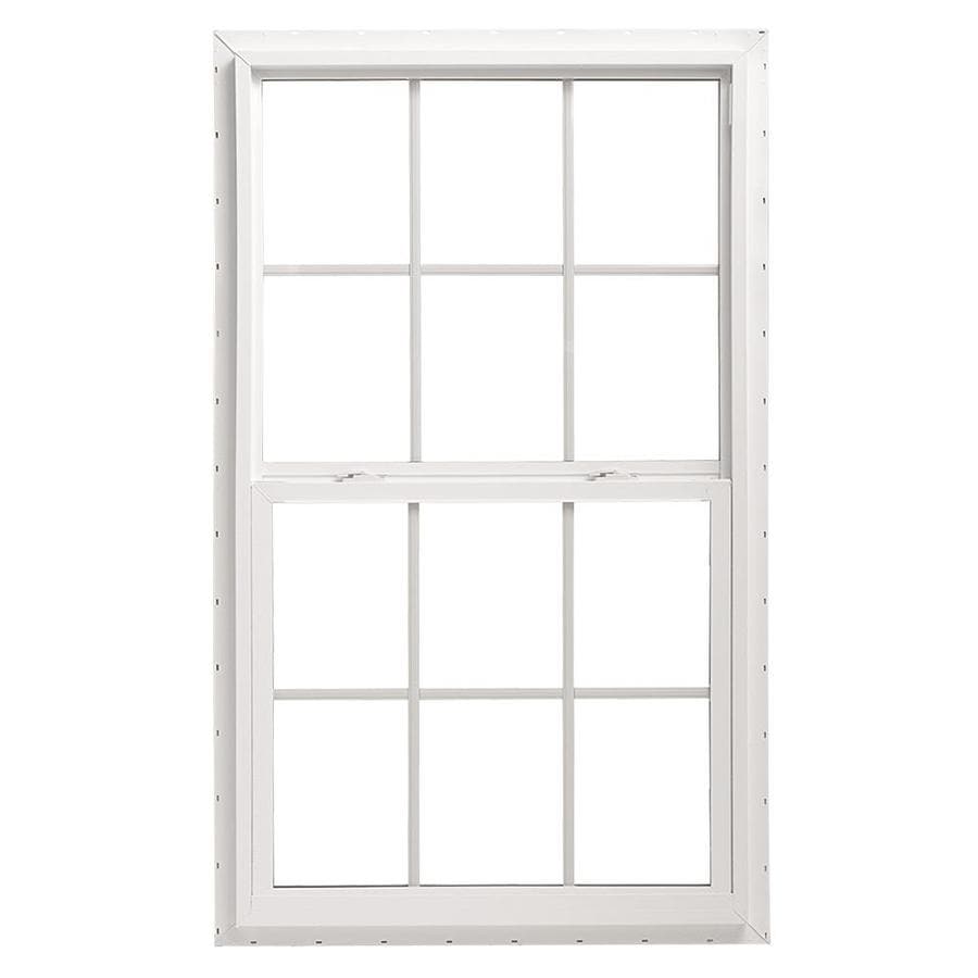 ThermaStar by Pella Vinyl New Construction White Single Hung Window