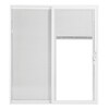 Exterior door with blinds between glass Exterior door with blinds between glass