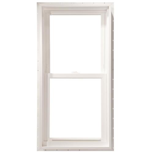 ThermaStar by Pella 23.5in x 45.5in x 2.69in Jamb Vinyl New Construction White Double Hung