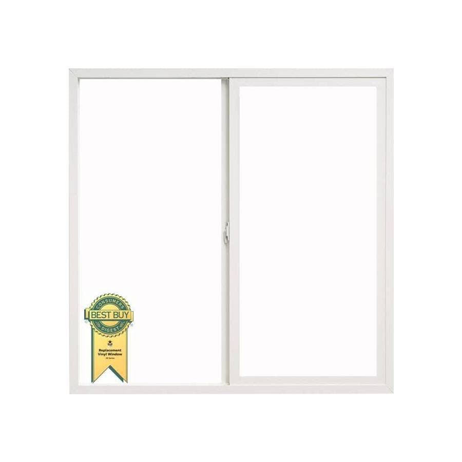 ThermaStar by Pella LeftOperable Vinyl Replacement White Sliding