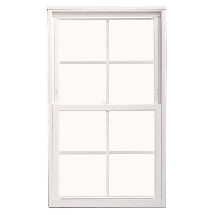 ThermaStar by Pella Vinyl Replacement White Exterior Double Hung Window (Rough Opening: 27.75-in x 37.75-in; Actual: 27.5-in x 37.5-in)