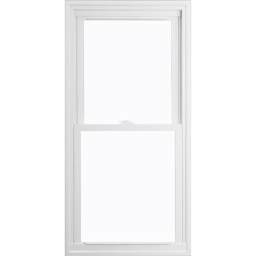 Pella 36X36 ThermaStar by Pella Double Hung Replacement Vinyl 20 Series Grid Insulated Glass