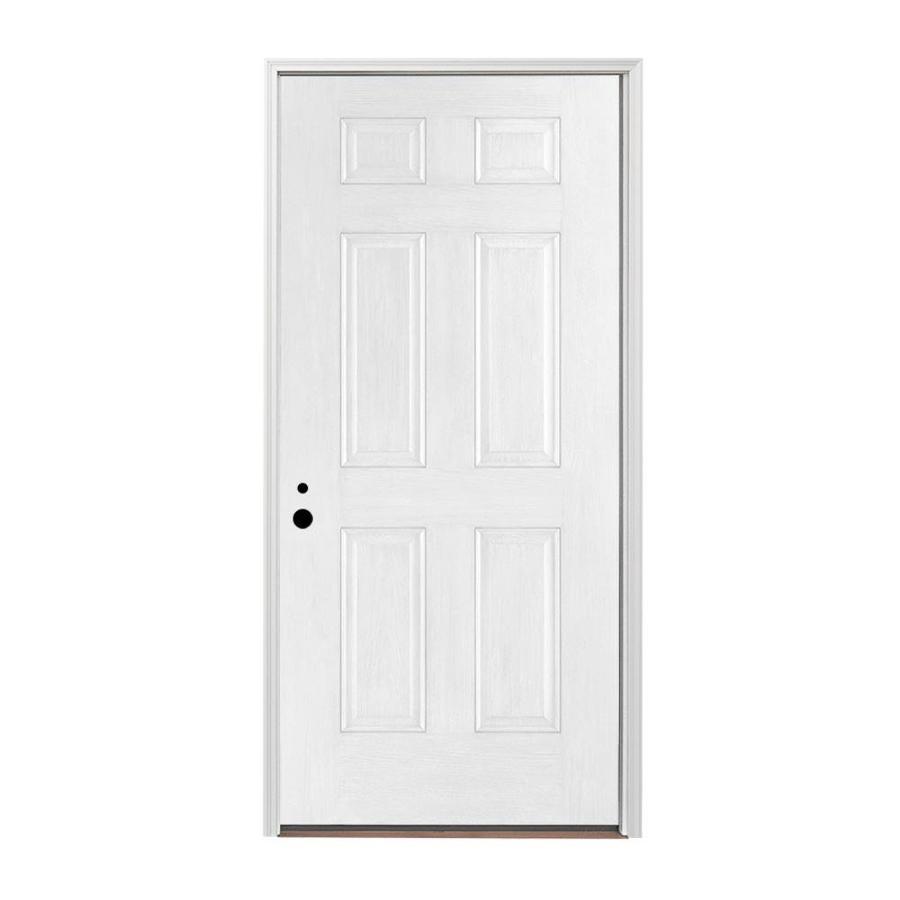 Pella Right Hand Inswing Prefinished White Exterior White Interior