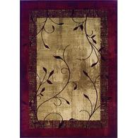 Rugs At Lowes Allen Roth Tinsley Red Indoor Nature Area Rug