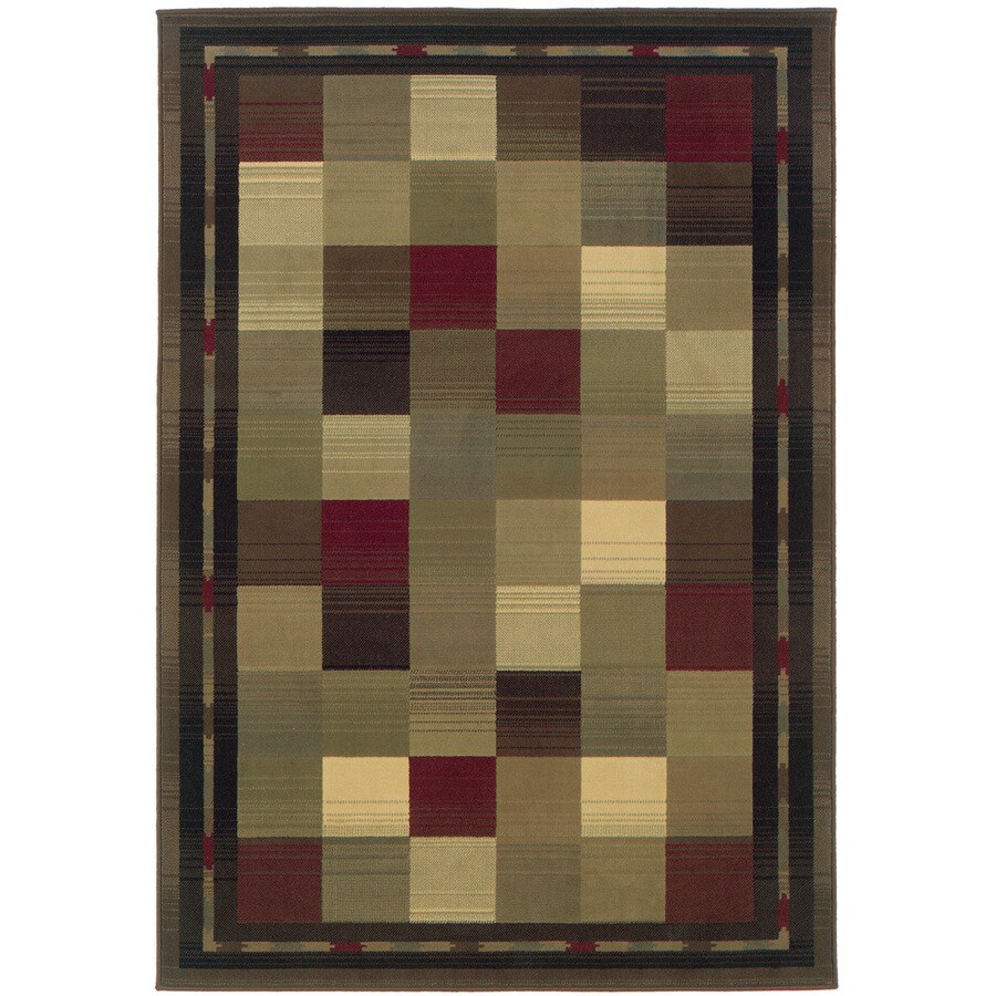 Oriental Weavers of America 5'3" x 7'6" Sonoma MultiColor Area Rug at