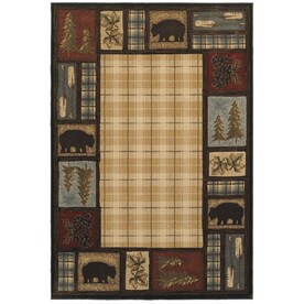 At Lowes Oriental Weavers Of America Hideaway Indoor Lodge Area Rug