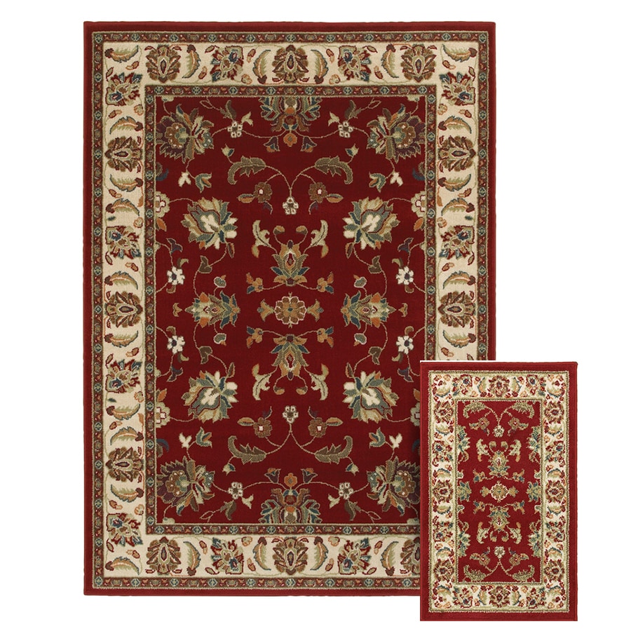 Oriental Weavers of America Legacy Red Indoor Area Rug 5 x 7