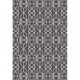 At Lowes Oriental Weavers Of America Leland Dark Gray Indoor Outdoor Area Rug Common