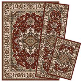 At Lowes Oriental Weavers Of America Kingston Red Indoor Area Rug Common 5 X 8