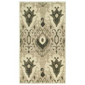 At Lowes Oriental Weavers Of America Bancroft Ivory Indoor Throw Rug Common 5 X 8