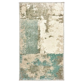 allen + roth Layton Blue Indoor Throw Rug (Common: 2 x 3; Actual: 1.83-ft W x 3.25-ft L)